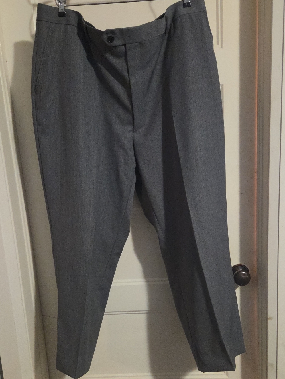 Men's Classic Gray Dress Pants - Tailored Fit